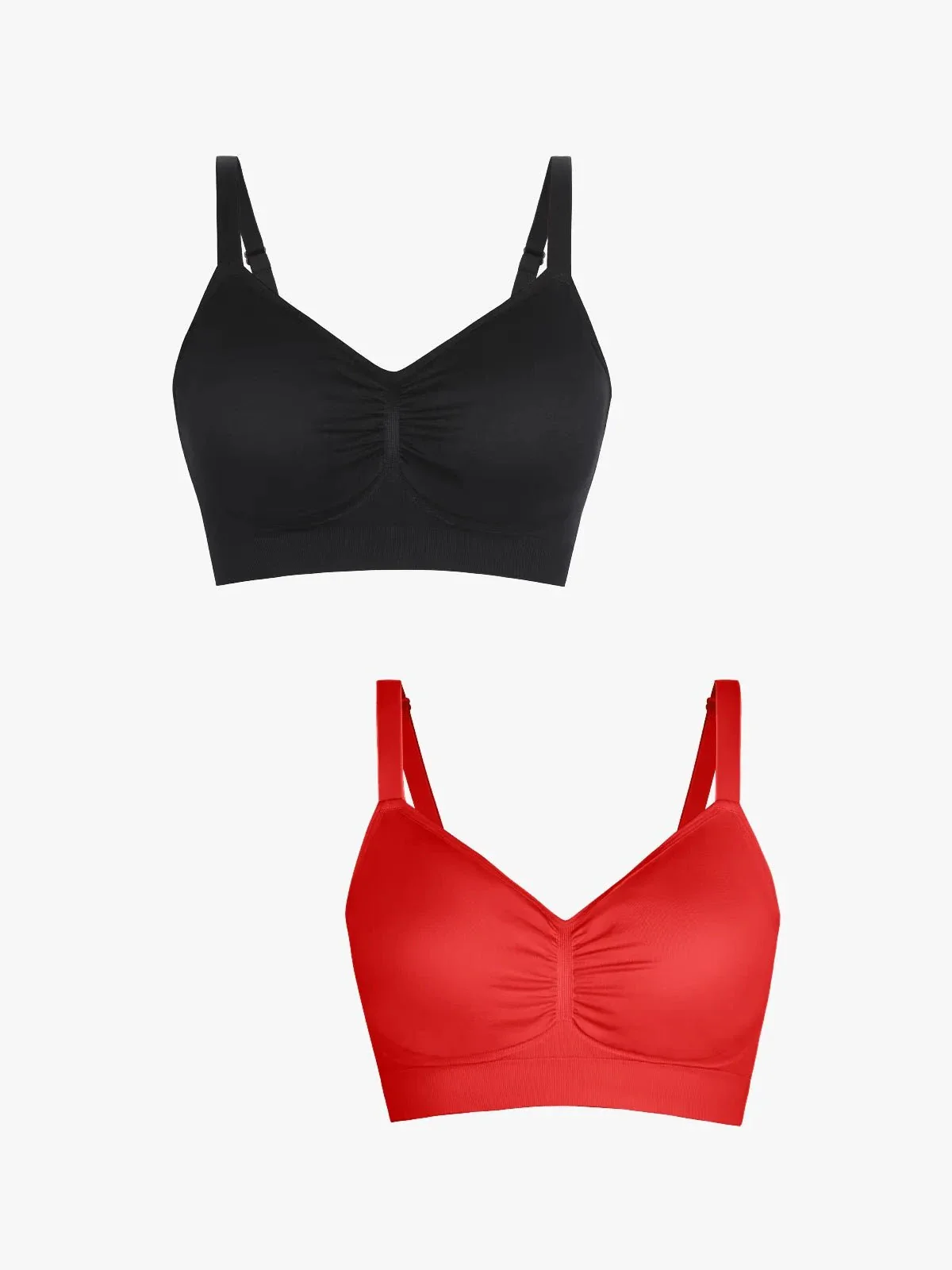 2-Pack Seamless Comfort Removable Pad Everyday Bra Bundle - Image 16