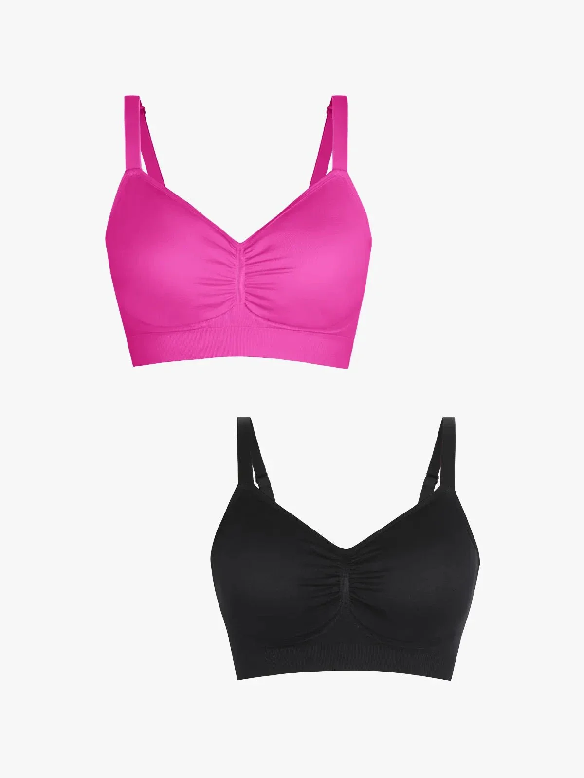 2-Pack Seamless Comfort Removable Pad Everyday Bra Bundle - Image 22