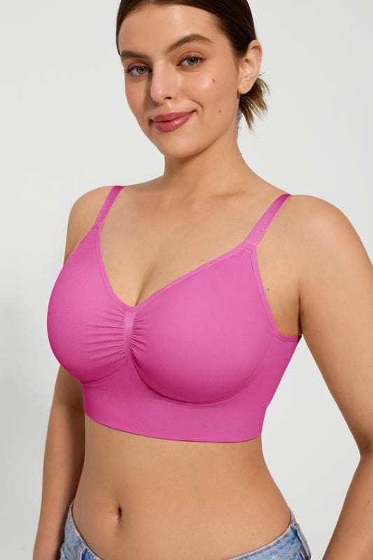 2-Pack Seamless Comfort Removable Pad Everyday Bra Bundle - Image 26