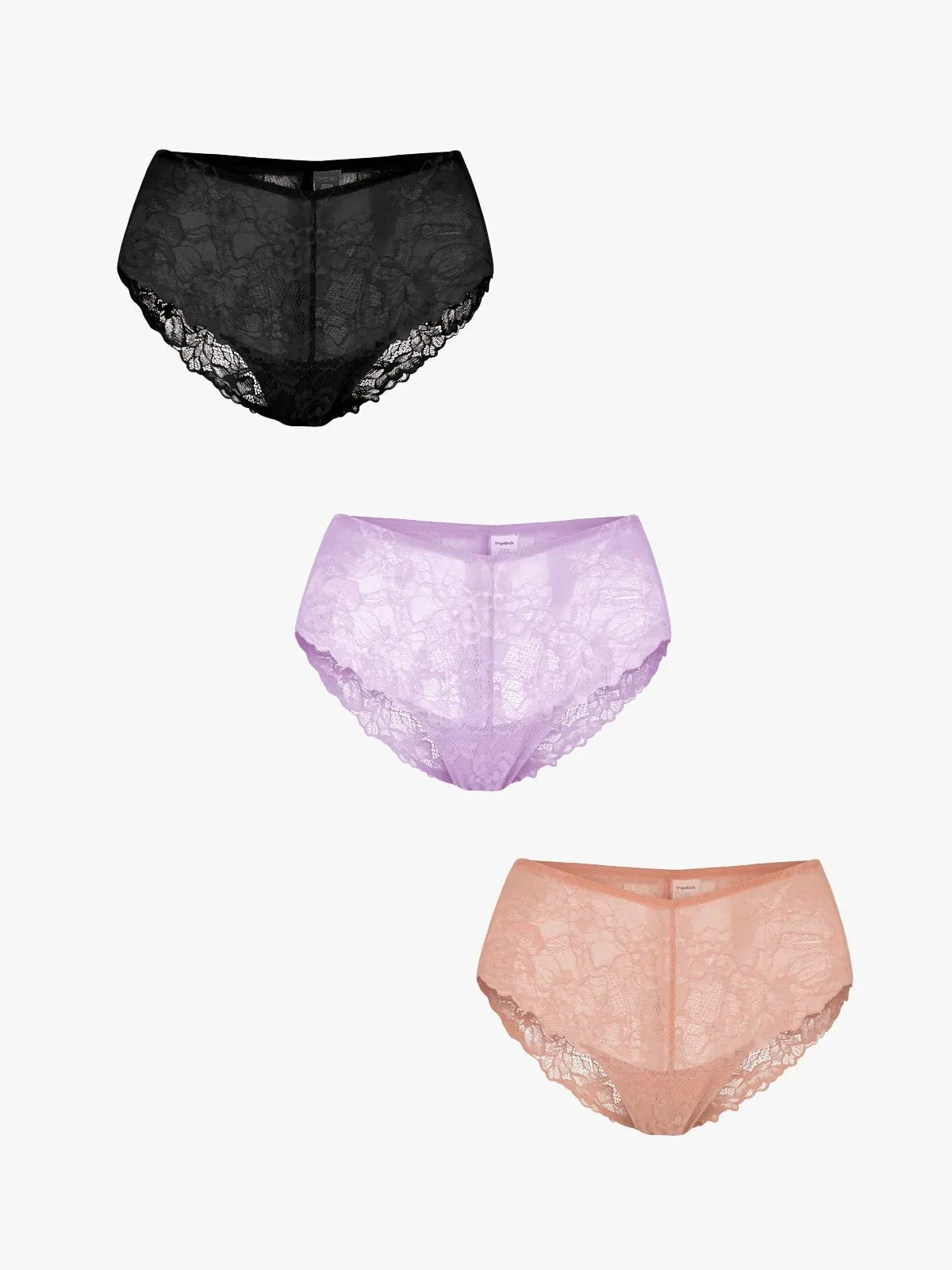 3-Pack Mid-Rise Lace Brief Bundle - Image 5
