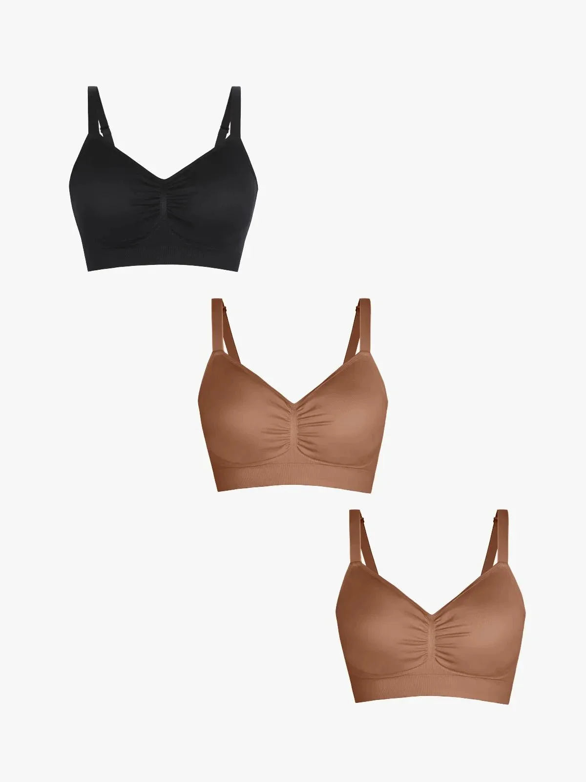 3-Pack Seamless Comfort Removable Pad Everyday Bra Bundle - Image 16