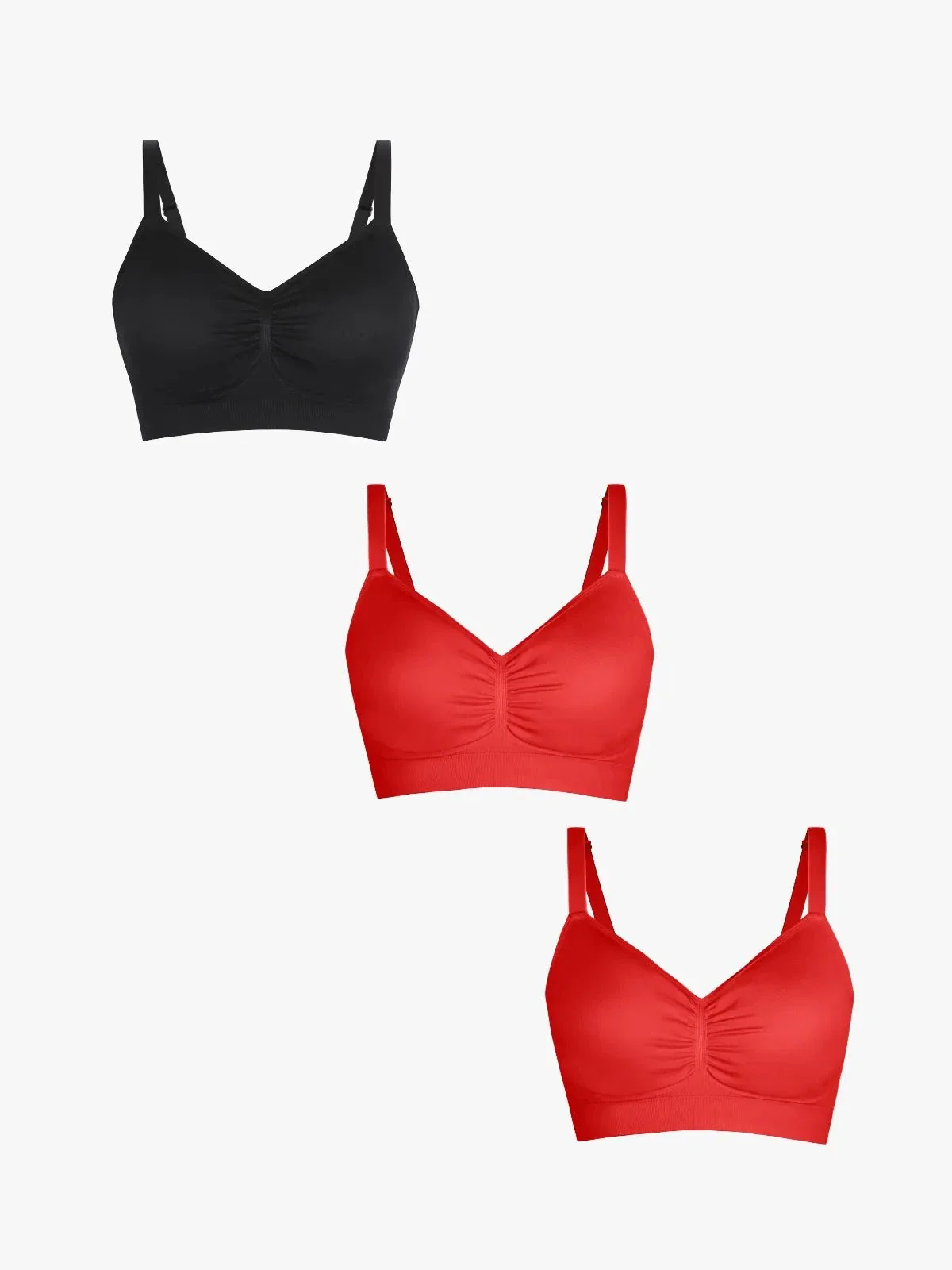 3-Pack Seamless Comfort Removable Pad Everyday Bra Bundle - Image 22