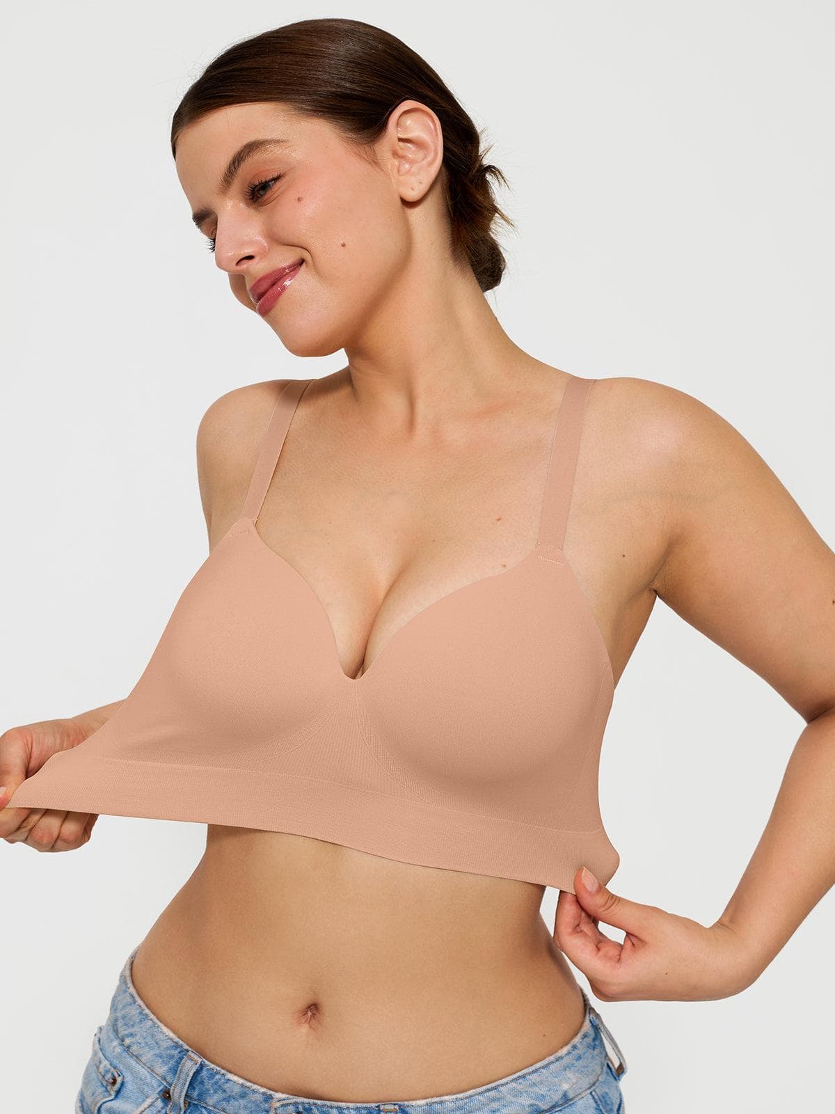 3-Pack ContourLift™ Seamless Wireless Shaping Push Up Bra Bundle - Image 36