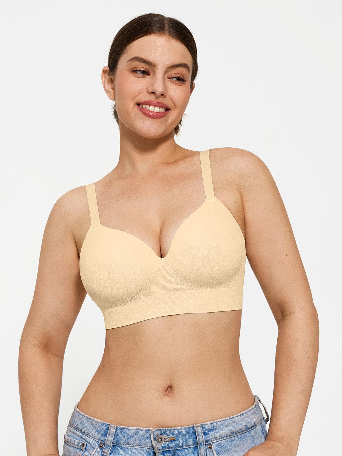 2-Pack ContourLift™ Seamless Wireless Shaping Push Up Bra Bundle - Image 6