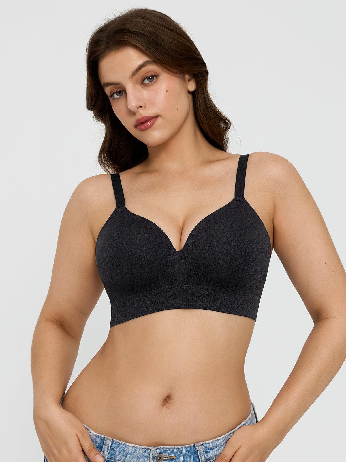 2-Pack ContourLift™ Seamless Wireless Shaping Push Up Bra Bundle - Image 5