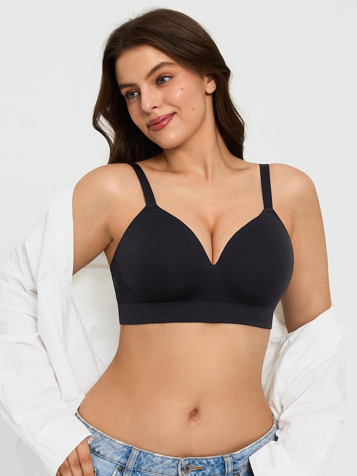 2-Pack ContourLift™ Seamless Wireless Shaping Push Up Bra Bundle - Image 3