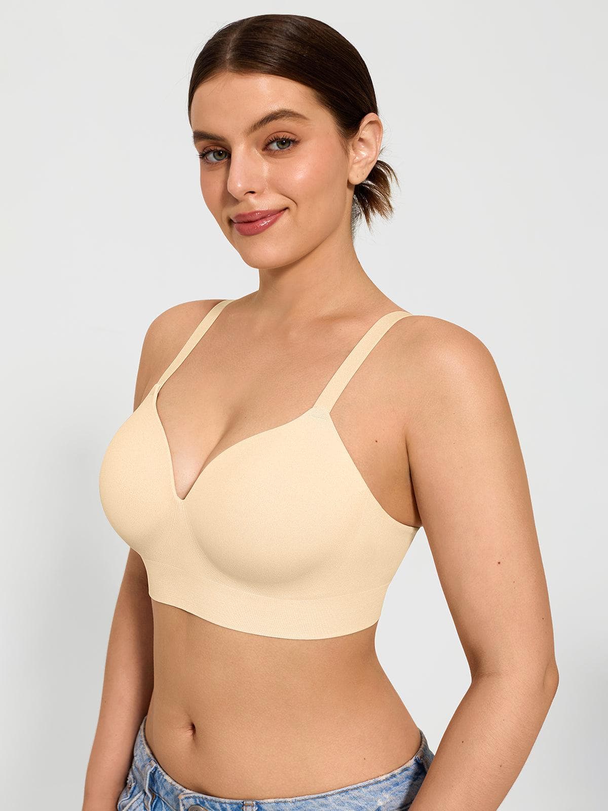 2-Pack ContourLift™ Seamless Wireless Shaping Push Up Bra Bundle - Image 9