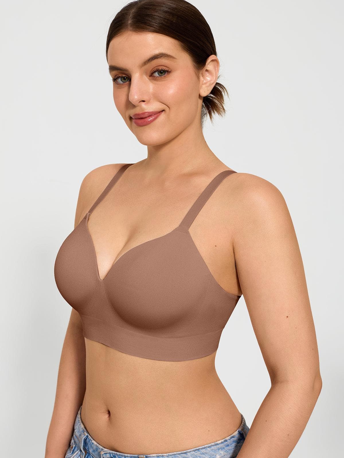 2-Pack ContourLift™ Seamless Wireless Shaping Push Up Bra Bundle - Image 8