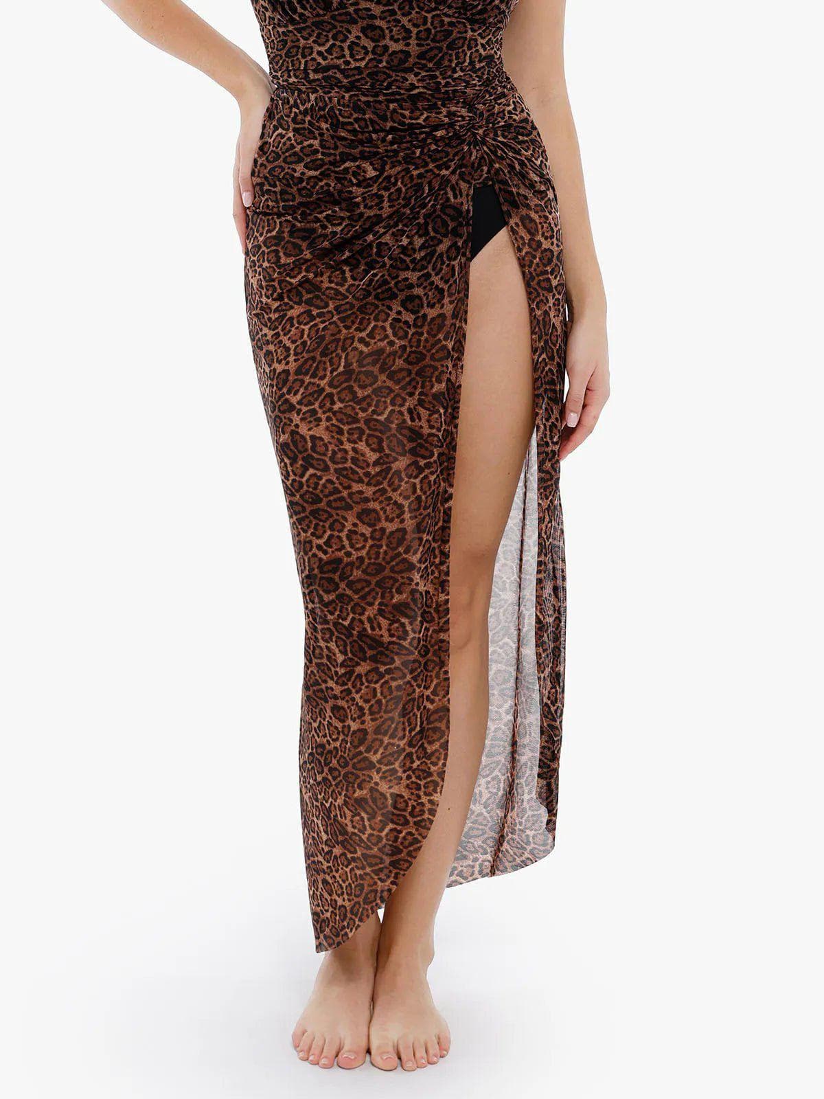 Bias Twist Mesh Sarong Coverup - Image 16