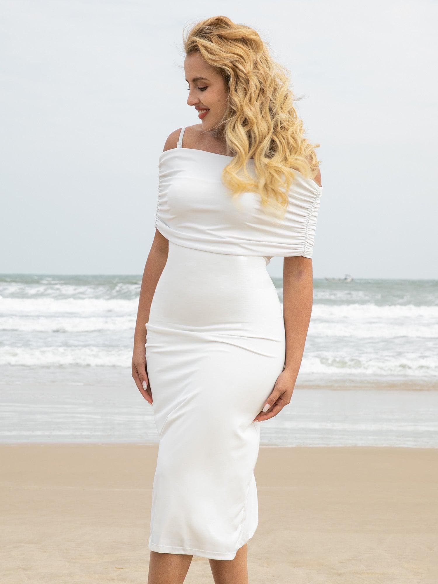 Shapewear Slimming Midi Tube Dress or Bandeau Shawl or Set - Image 3