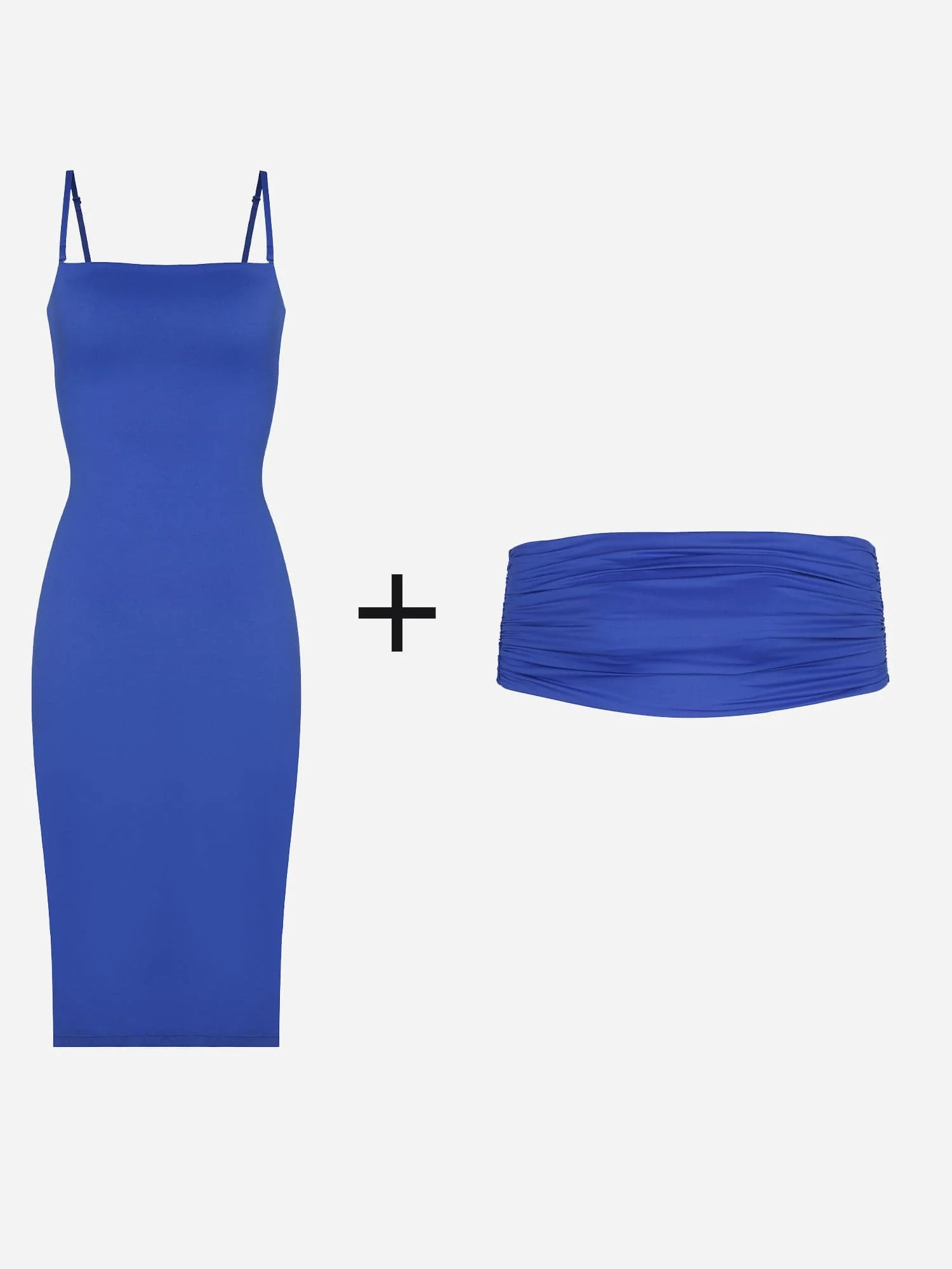 Shapewear Slimming Midi Tube Dress or Bandeau Shawl or Set - Image 6