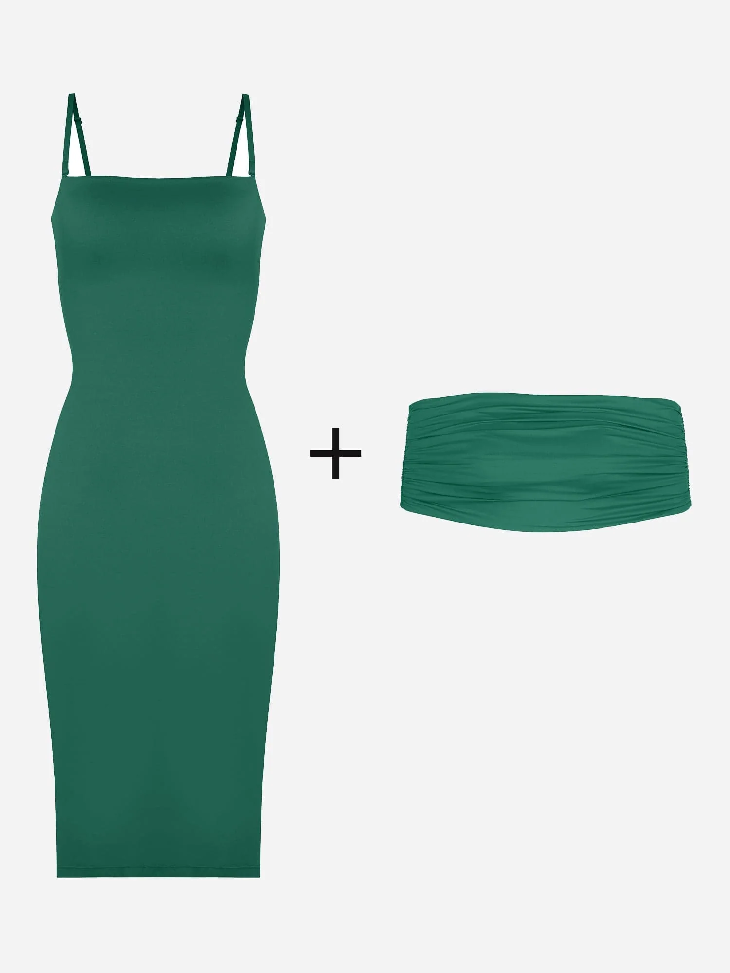Shapewear Slimming Midi Tube Dress or Bandeau Shawl or Set - Image 7