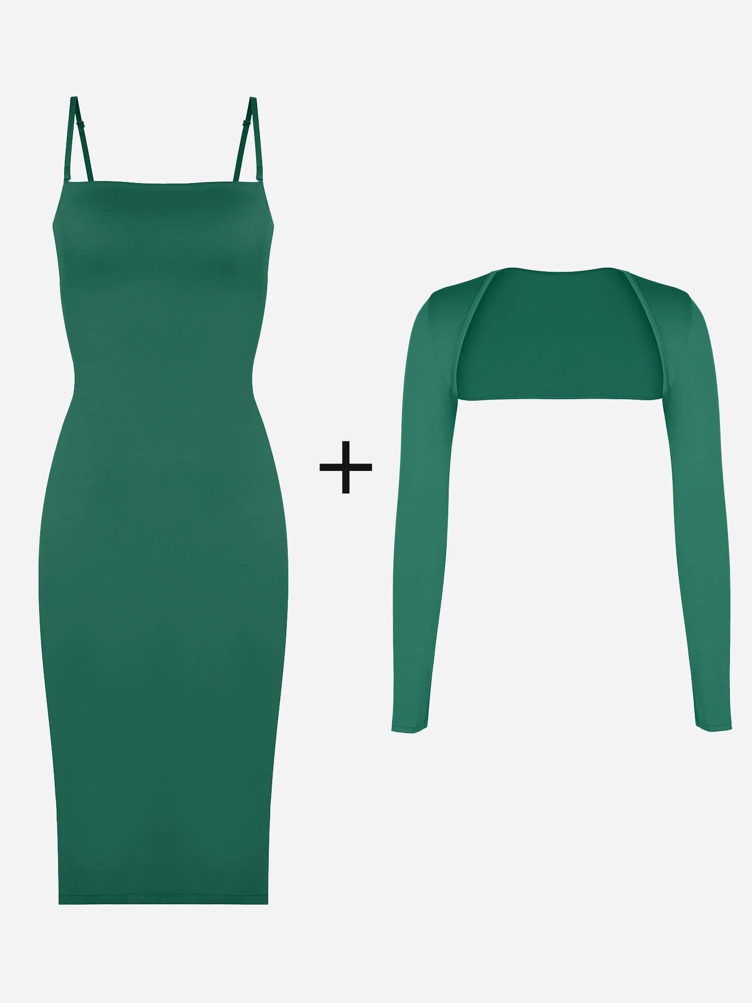 Shapewear Sculpting Midi Tube Dress or Shrug or Set - Image 10