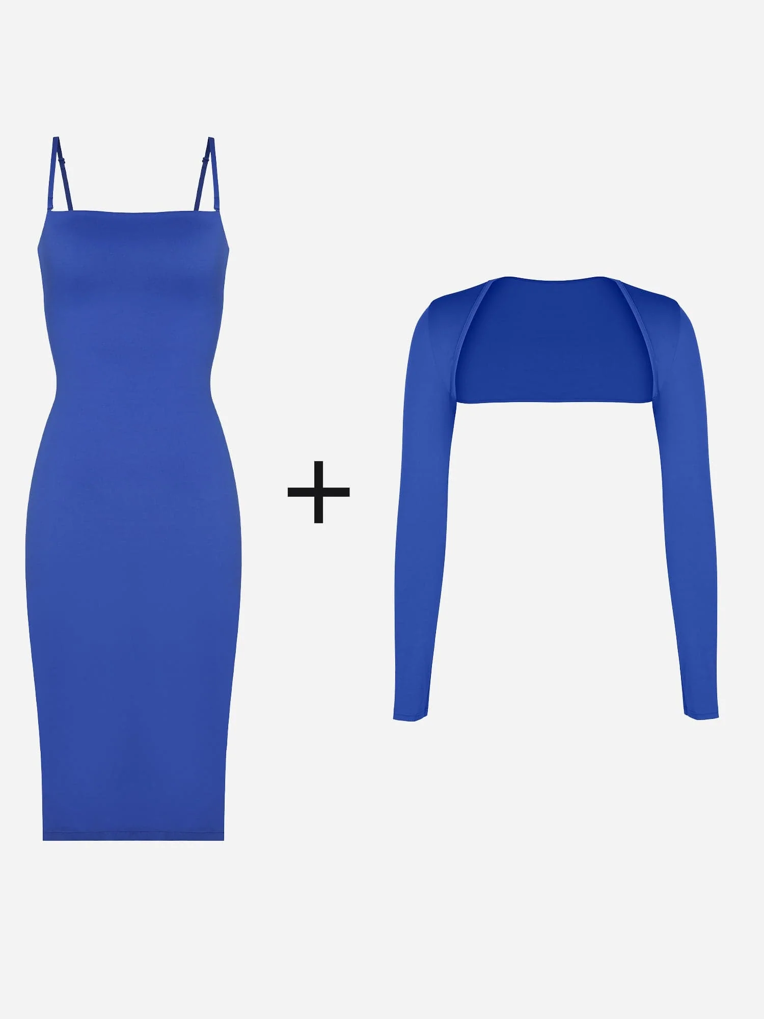 Shapewear Sculpting Midi Tube Dress or Shrug or Set - Image 11