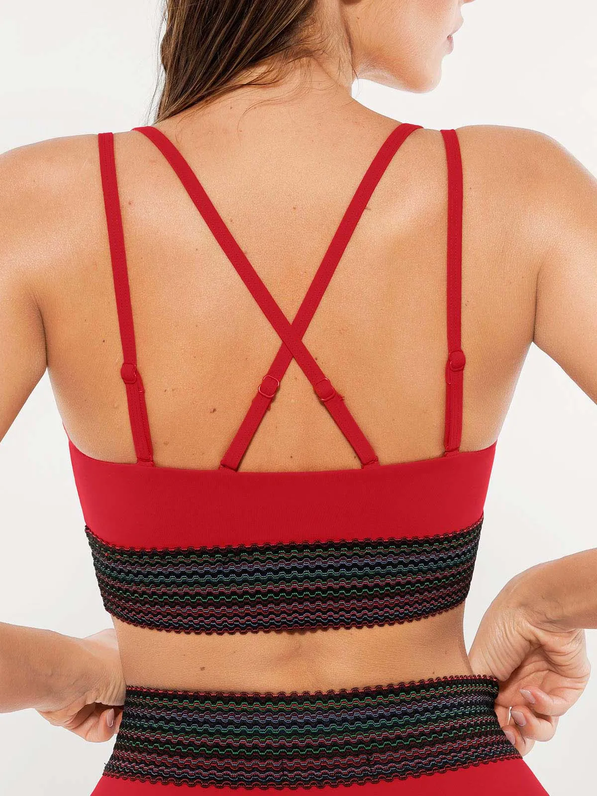 Boho Trim High Waist Tummy Control Bikini Set - Image 33