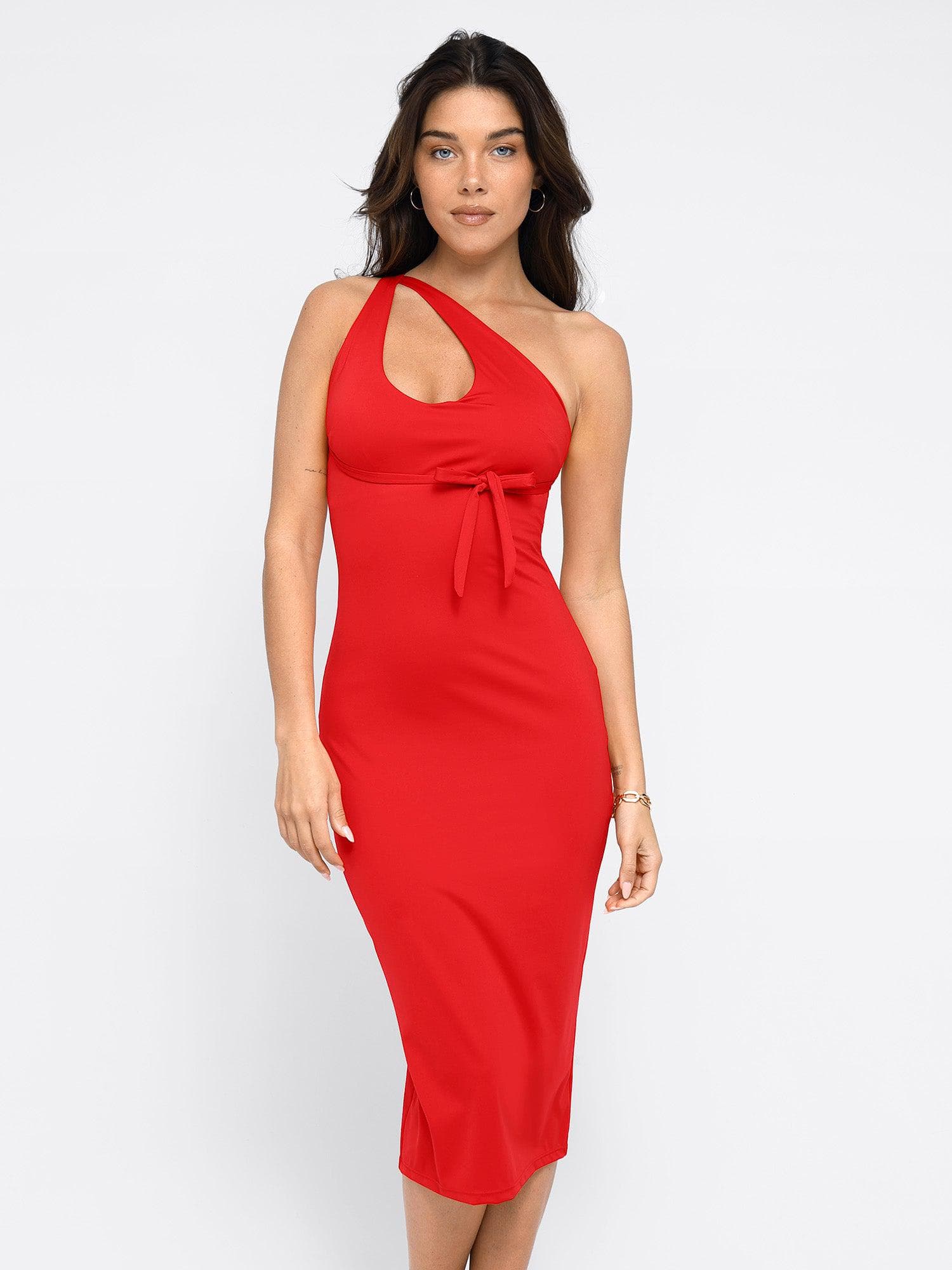 Shapewear Built-In Sculpting Midi Dress or Jumpsuit - Image 3