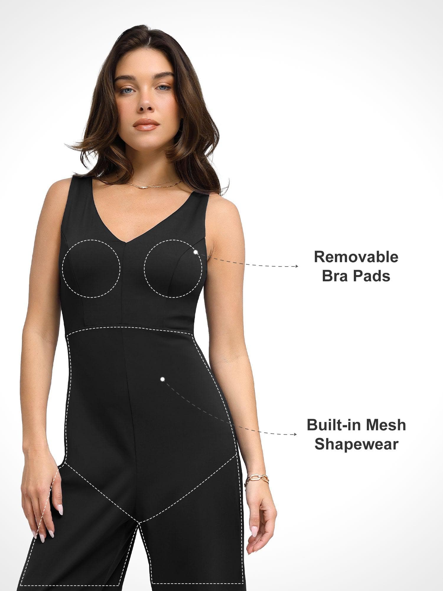 Shapewear Built-In Sculpting Midi Dress or Jumpsuit - Image 33