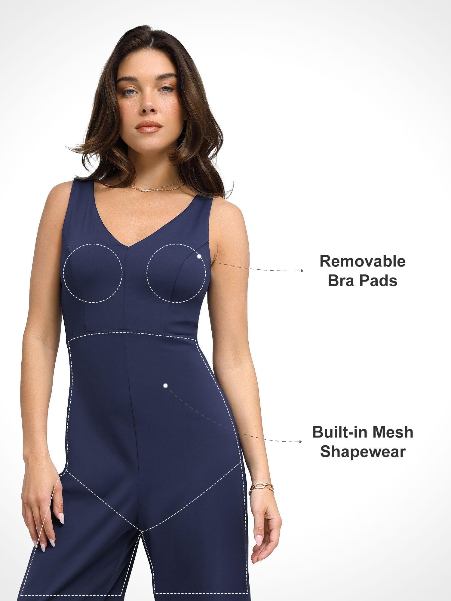 Shapewear Built-In Sculpting Midi Dress or Jumpsuit - Image 38