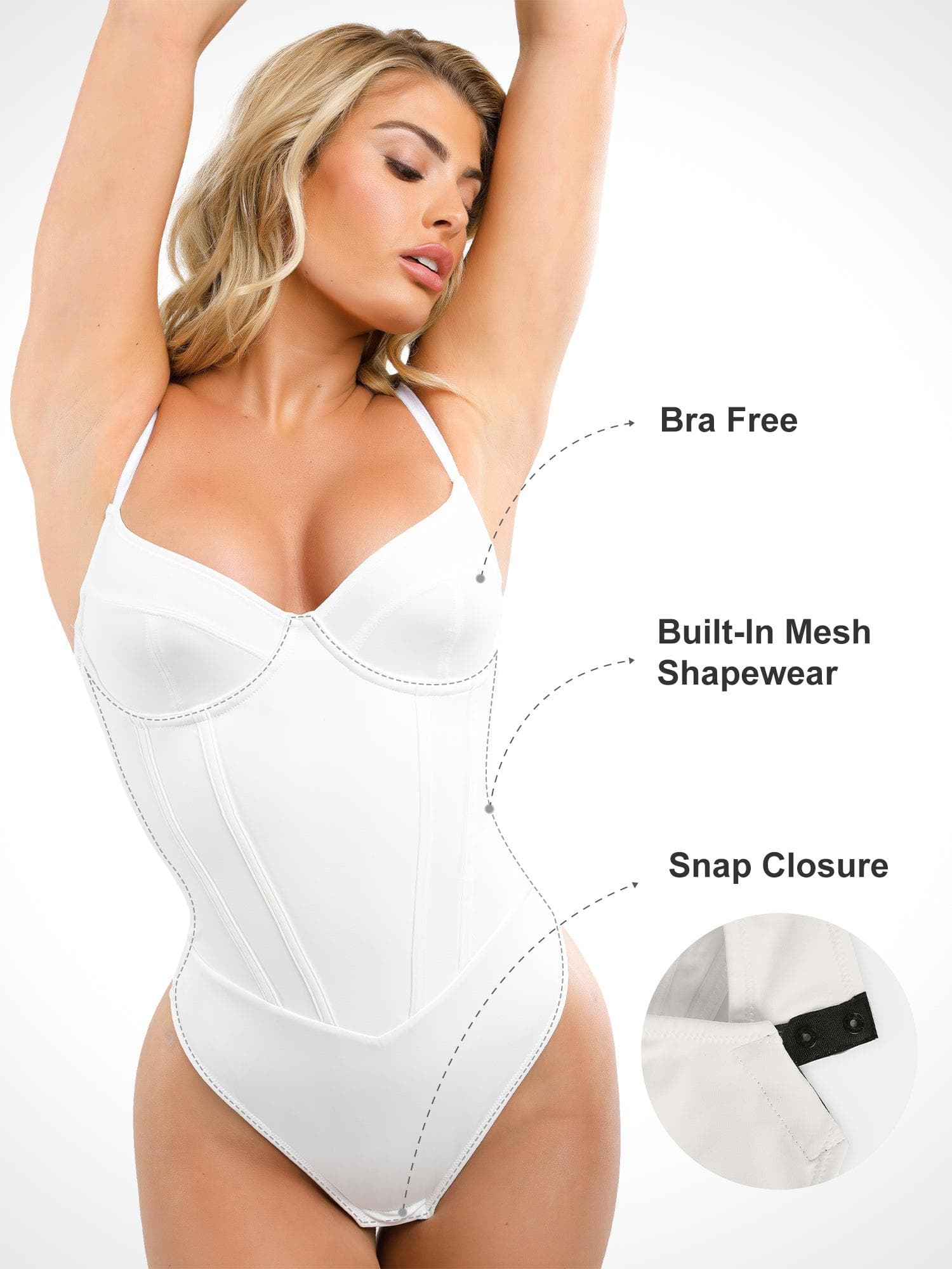 Shapewear Hourglass Corset Maxi Dress or Thong Bodysuit - Image 14