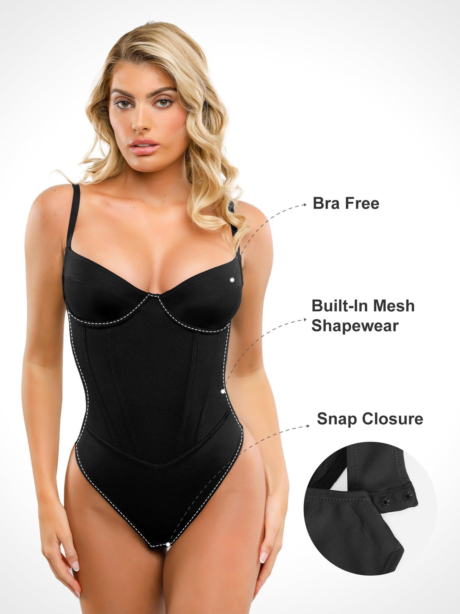 Shapewear Hourglass Corset Maxi Dress or Thong Bodysuit - Image 22