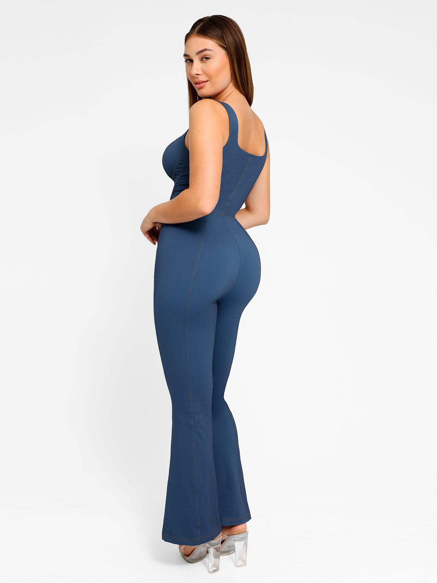 Shapewear Denim Sculpting Dress or Bodysuit or Jumpsuit - Image 19