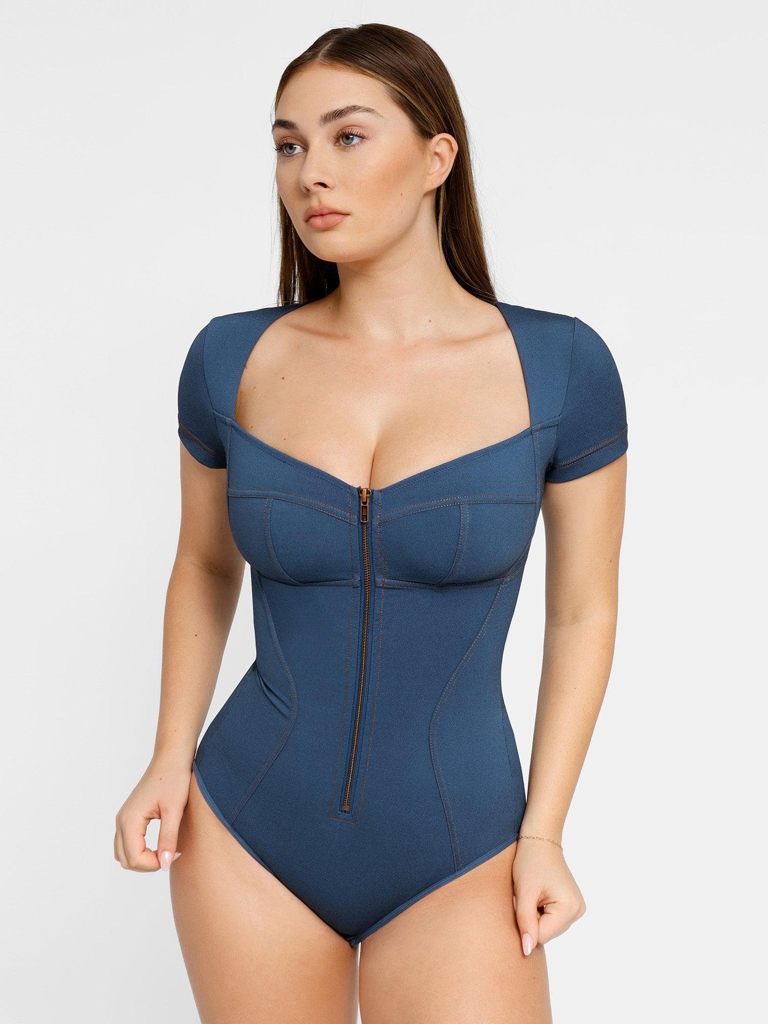 Shapewear Denim Sculpting Dress or Bodysuit or Jumpsuit - Image 9