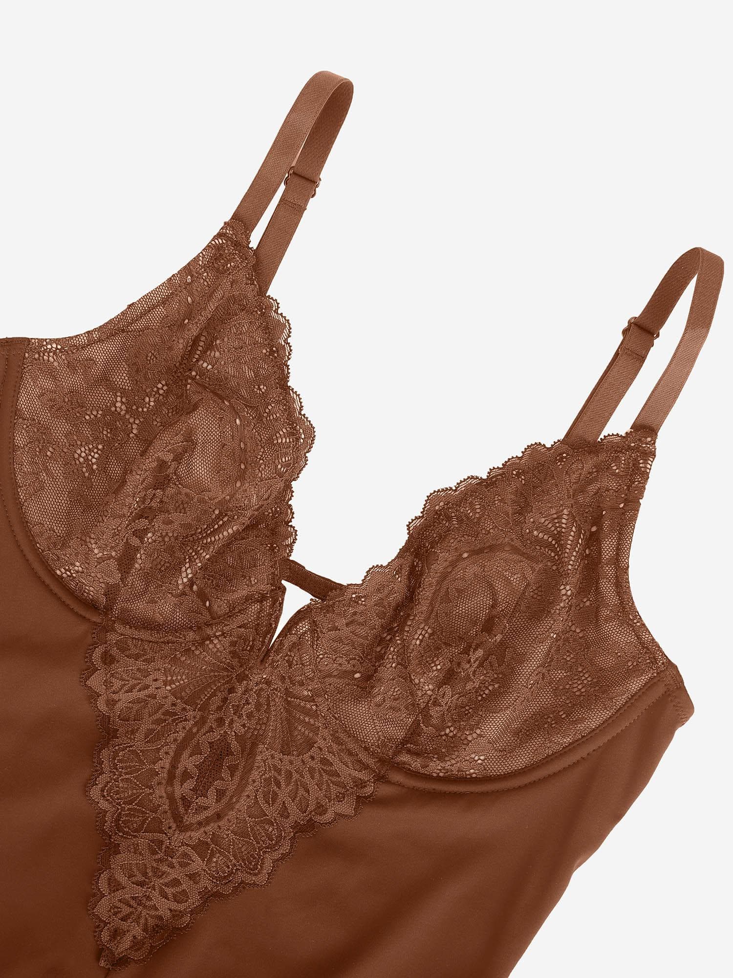 Built-In Shapewear Lace Bodysuit Or Jumpsuit Or Dress - Image 16