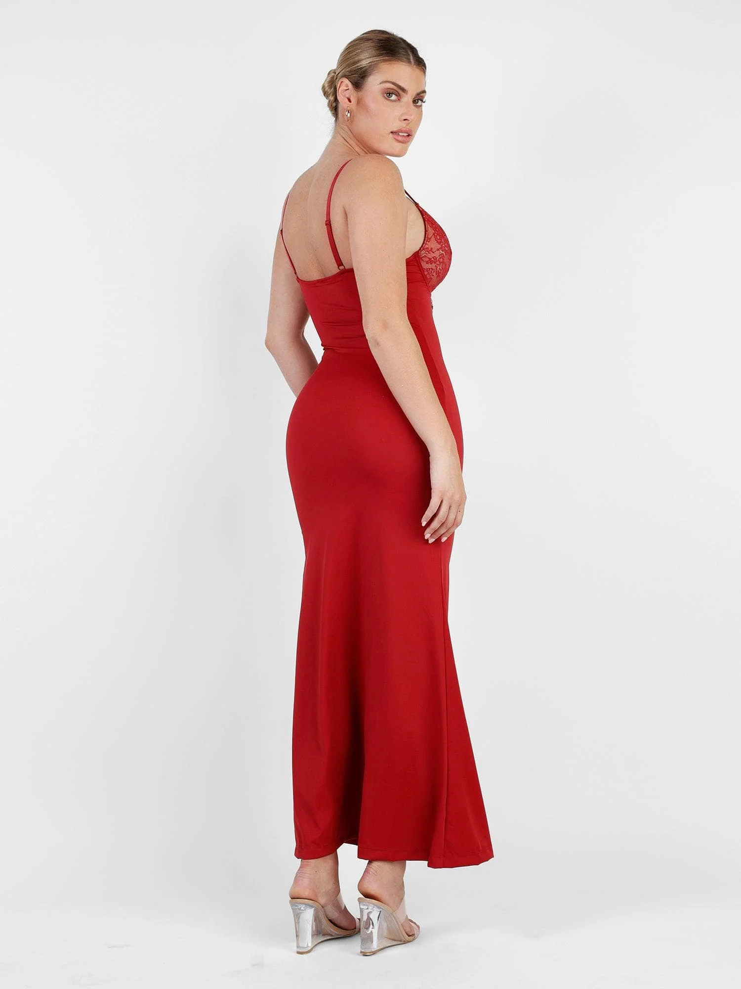 Built-In Shapewear Lace Bodysuit Or Jumpsuit Or Dress - Image 33
