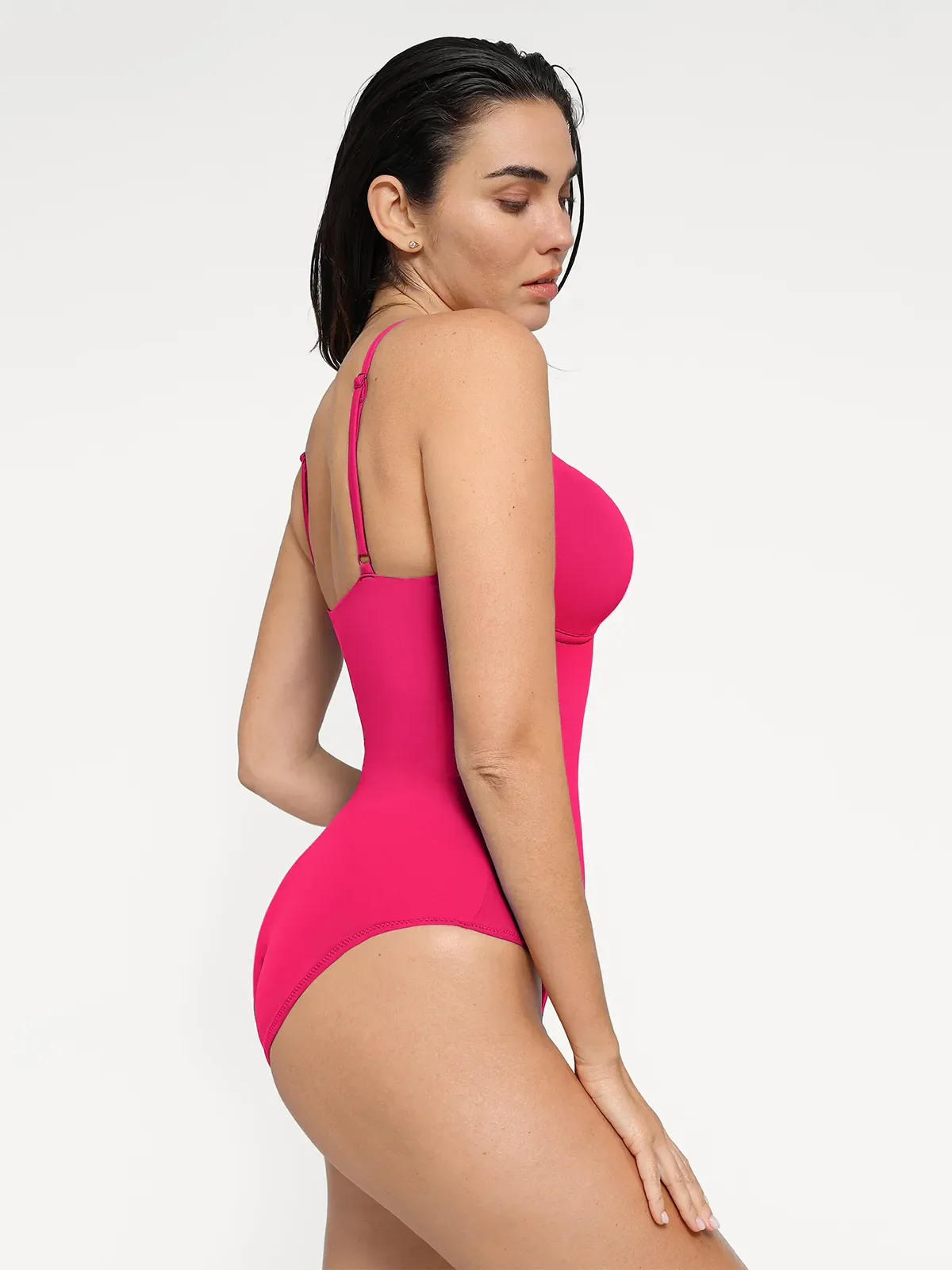 Shapewear Plunging V Slimming One-Piece Swimsuit - Image 31