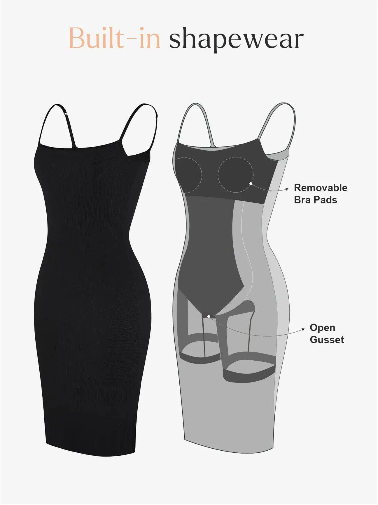The Shapewear Dresses Modal Multi-Style - Image 20