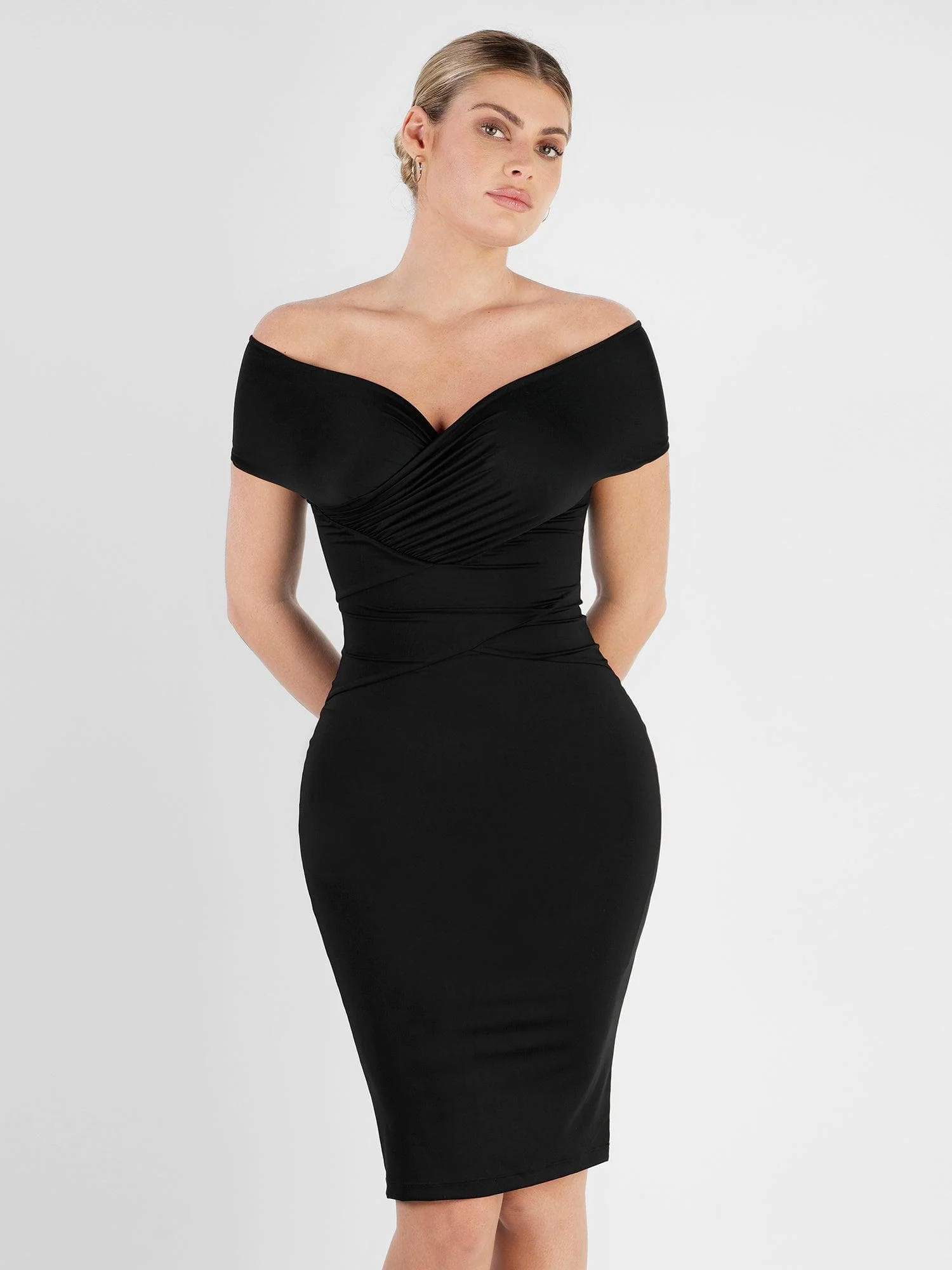 The Shapewear Dresses Off Shoulder - Image 15