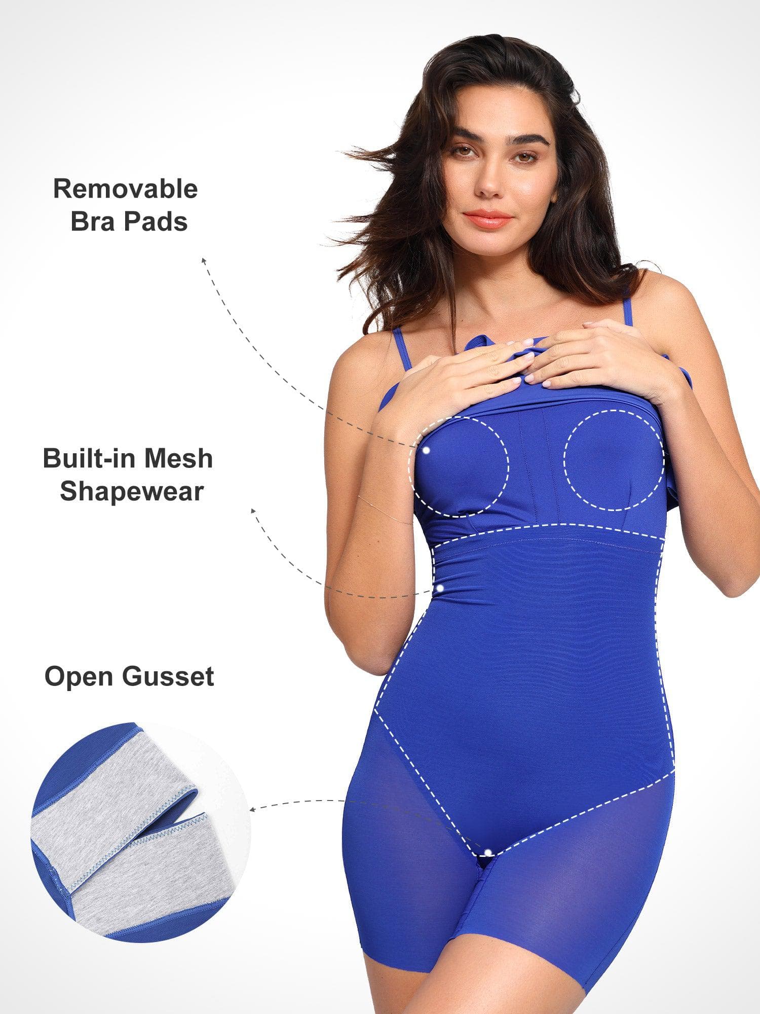 Shapewear Slimming Midi Dress and Sheer Mesh Overlay Set - Image 22