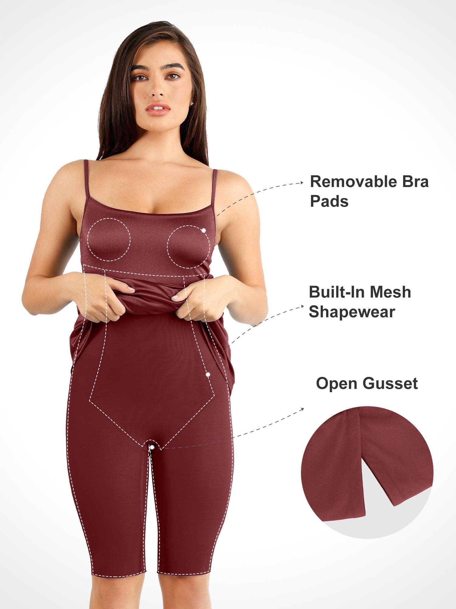 Shapewear Solid Shine Slimming Maxi Dresses or Bodysuit - Image 37
