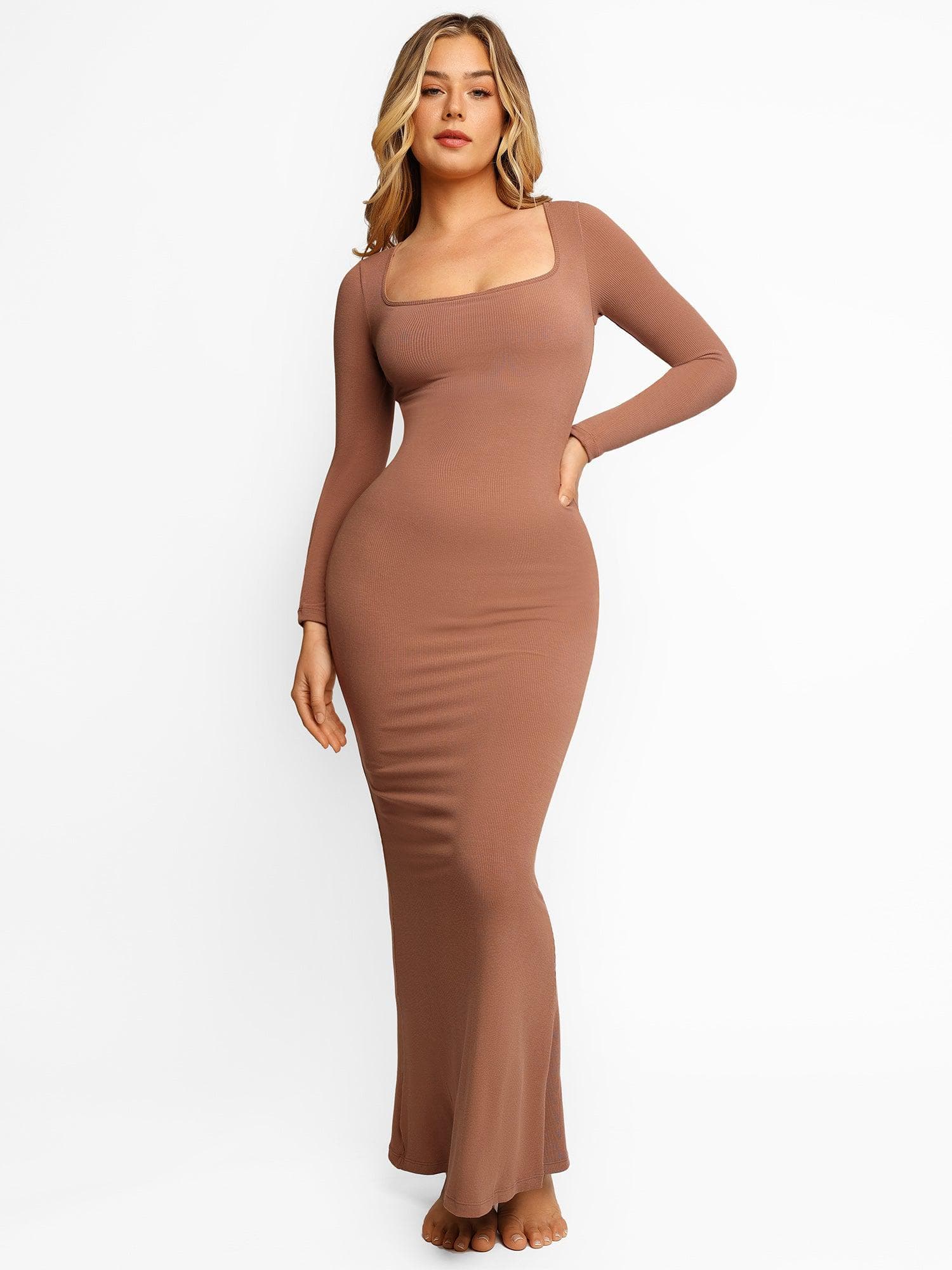 Shapewear Soft Modal Sculpting Dresses - Image 32