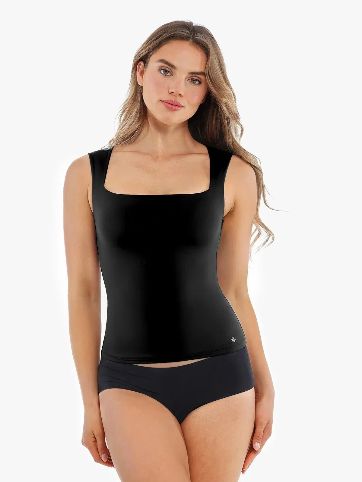 Cloud-Touch Double-Layer Shaping Sleeveless Top - Image 10