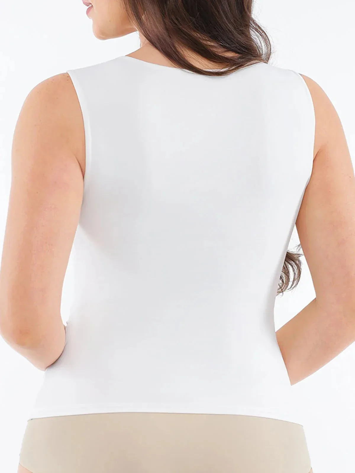 Cloud-Touch Double-Layer Shaping Sleeveless Top - Image 15