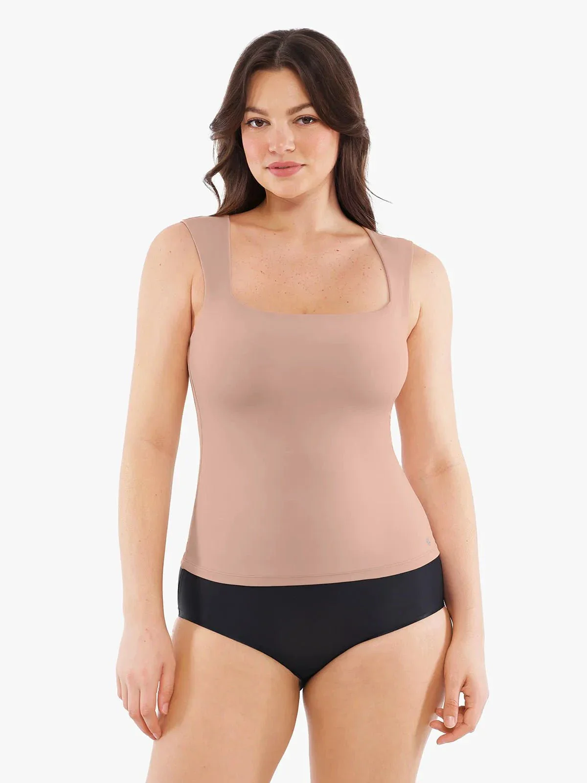 Cloud-Touch Double-Layer Shaping Sleeveless Top - Image 19