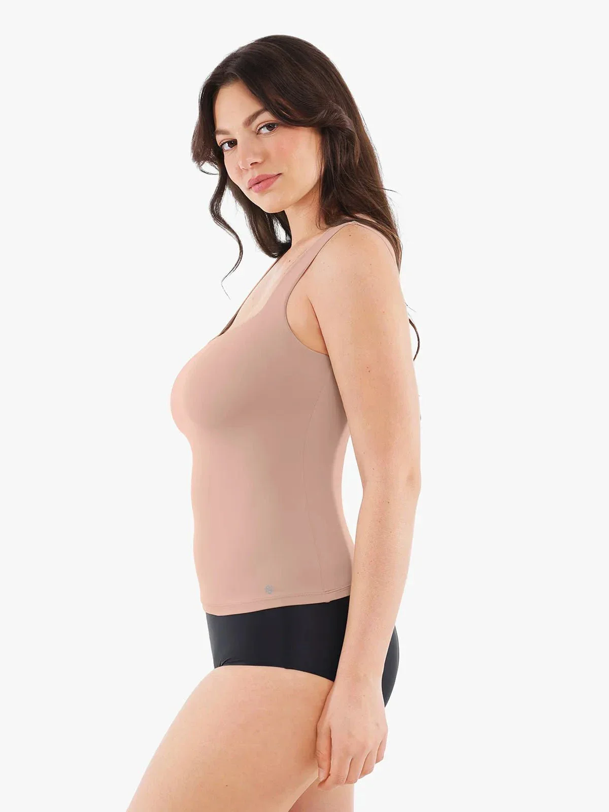 Cloud-Touch Double-Layer Shaping Sleeveless Top - Image 20