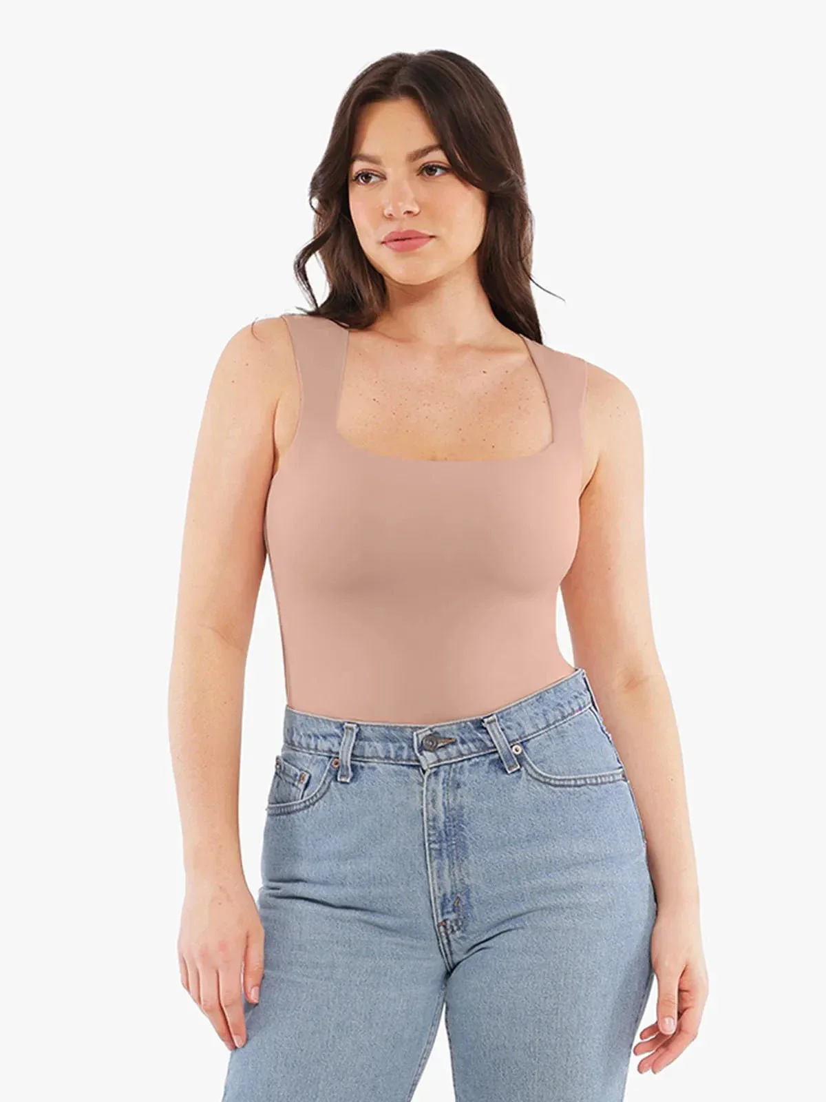 Cloud-Touch Double-Layer Shaping Sleeveless Top - Image 23
