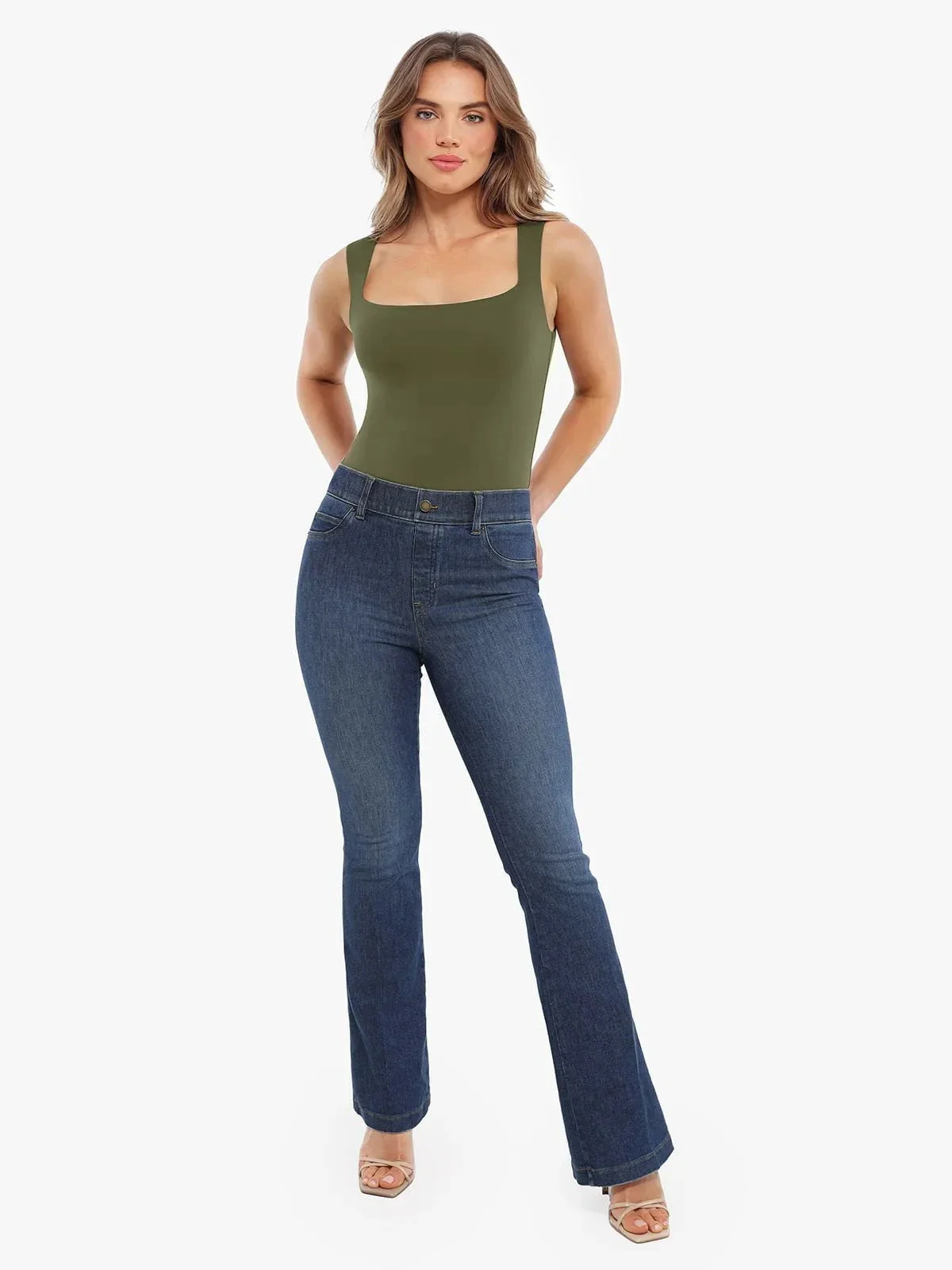 Cloud-Touch Double-Layer Shaping Sleeveless Top - Image 6