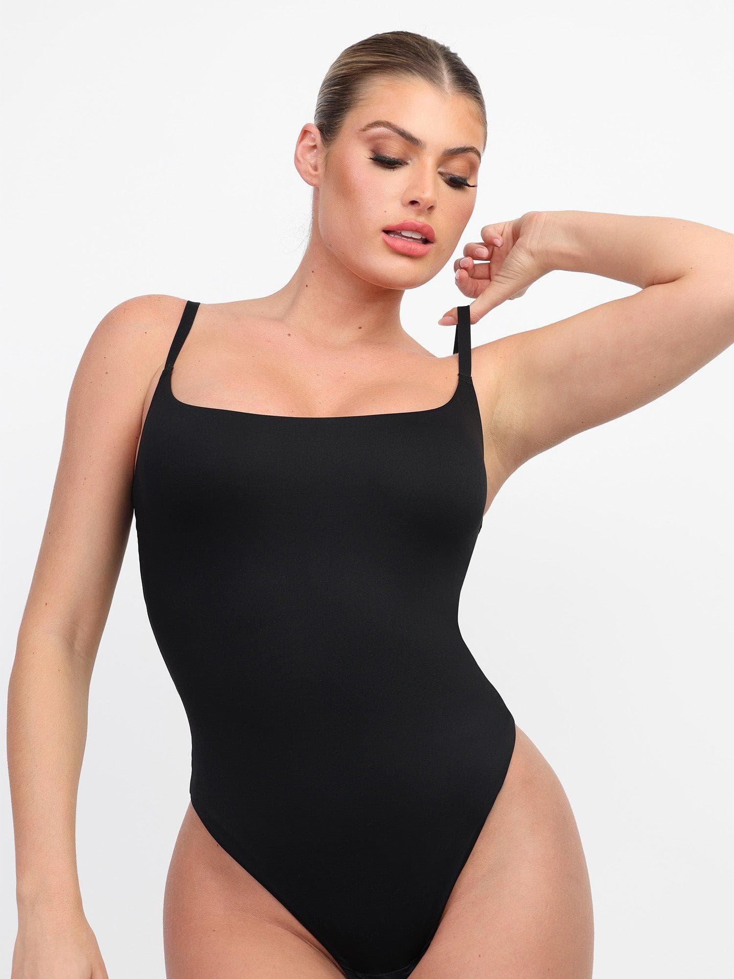 Shapewear Cloudsense Sculpting High-Cut Thong Cami Bodysuit - Image 8
