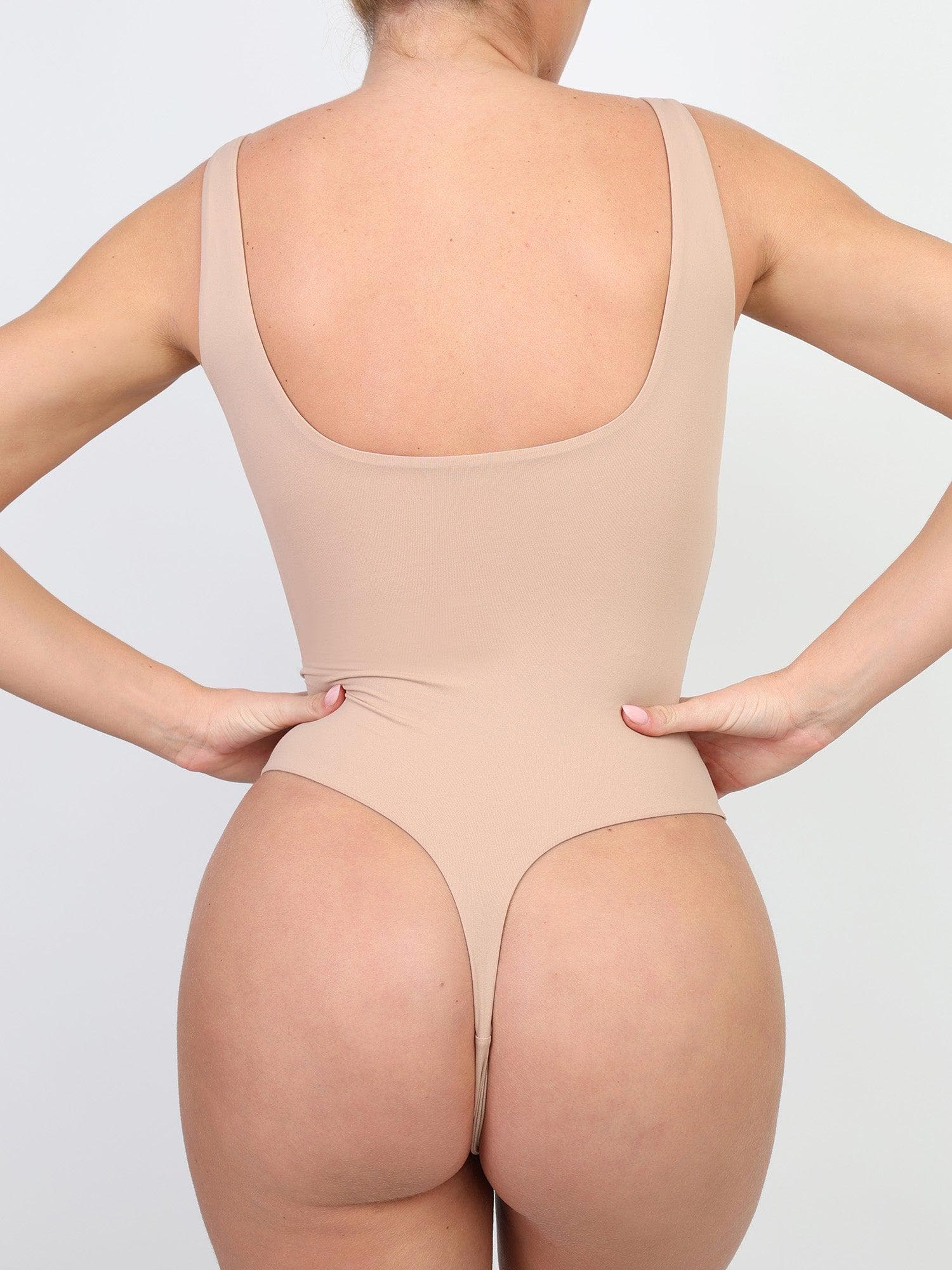 Shapewear CloudSense Tank Neck Low Back Sculpting Bodysuit - Image 4