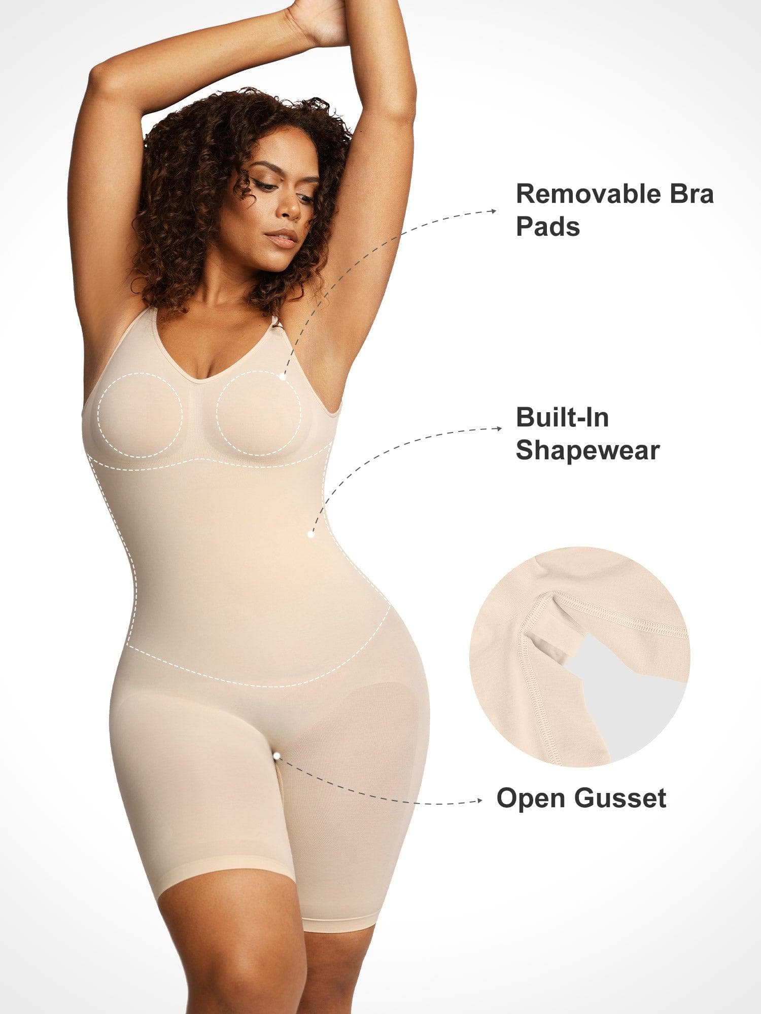 The Shapewear Bodysuits Full Confidence Slimming - Image 39