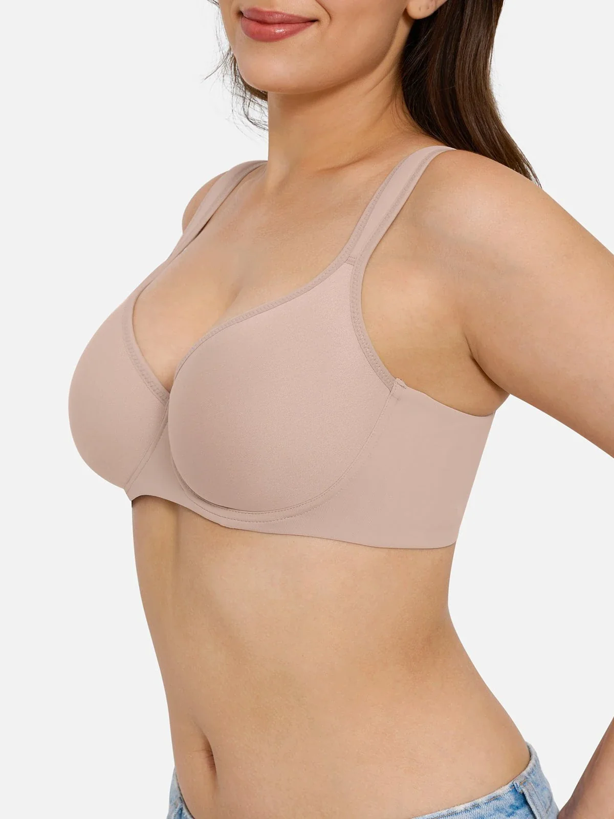 Full Figure Beauty Back Smoothing Minimizer Bra - Image 10