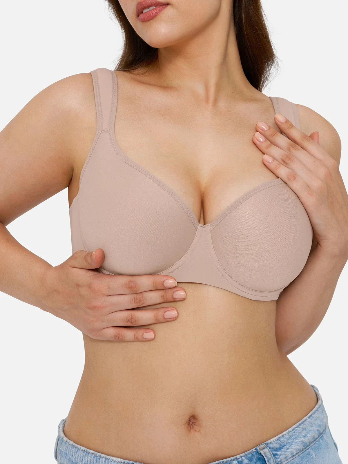 Full Figure Beauty Back Smoothing Minimizer Bra - Image 12