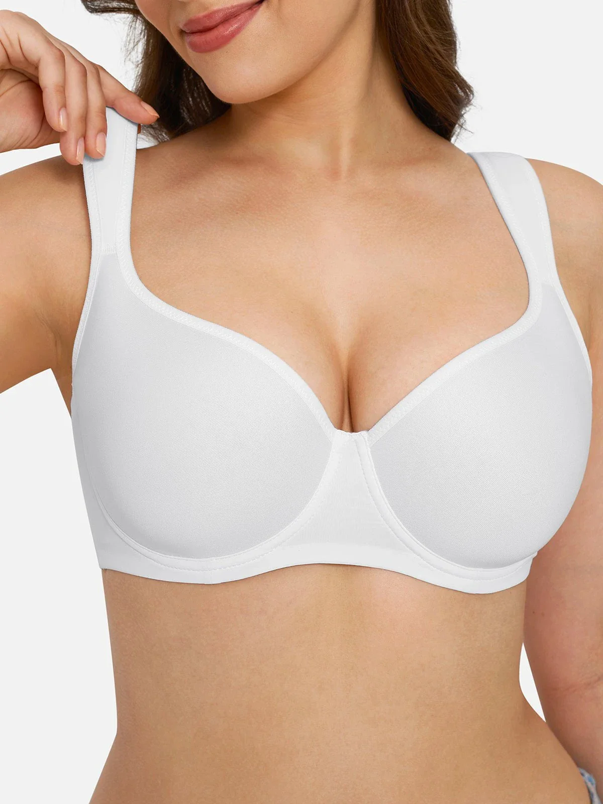 Full Figure Beauty Back Smoothing Minimizer Bra - Image 4