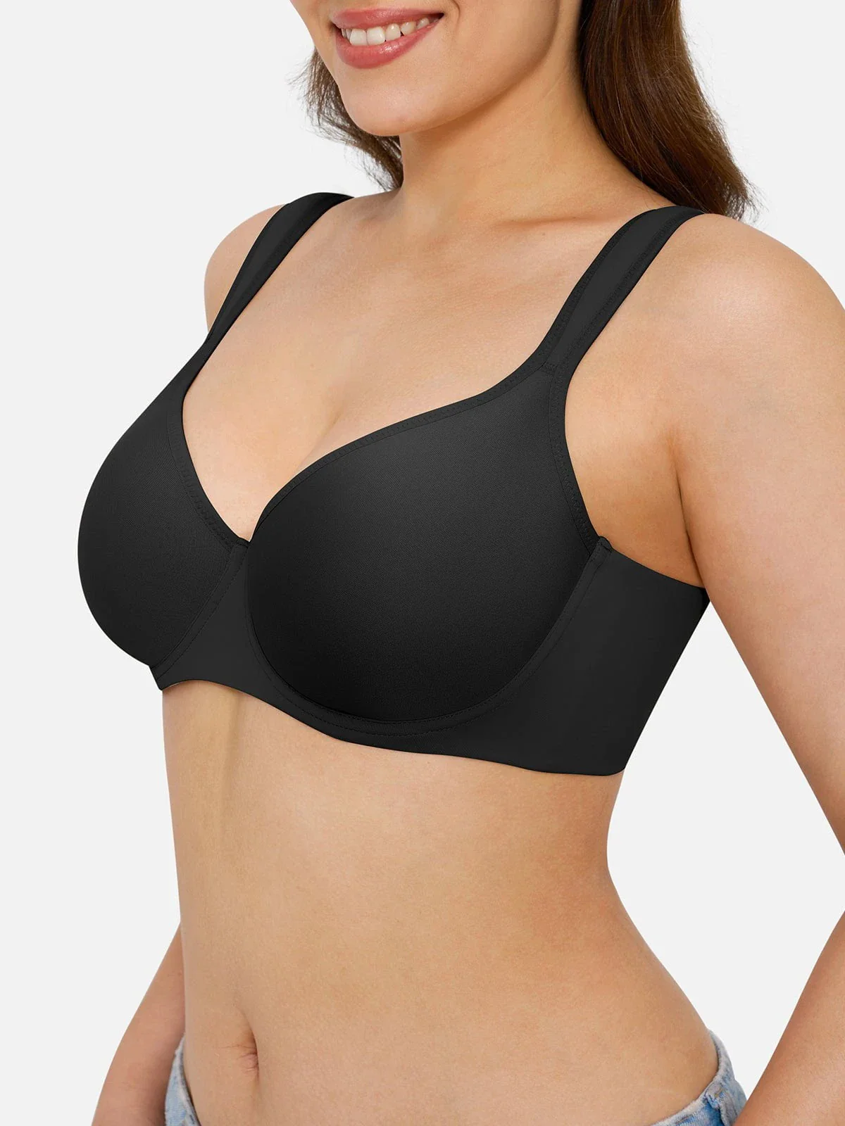 Full Figure Beauty Back Smoothing Minimizer Bra - Image 6