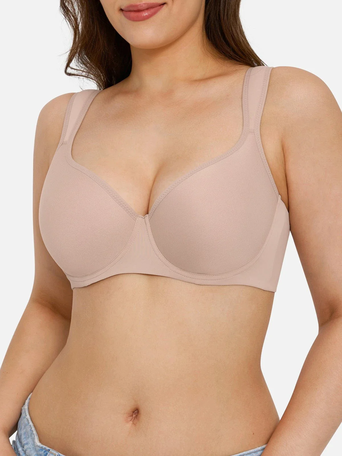 Full Figure Beauty Back Smoothing Minimizer Bra - Image 9