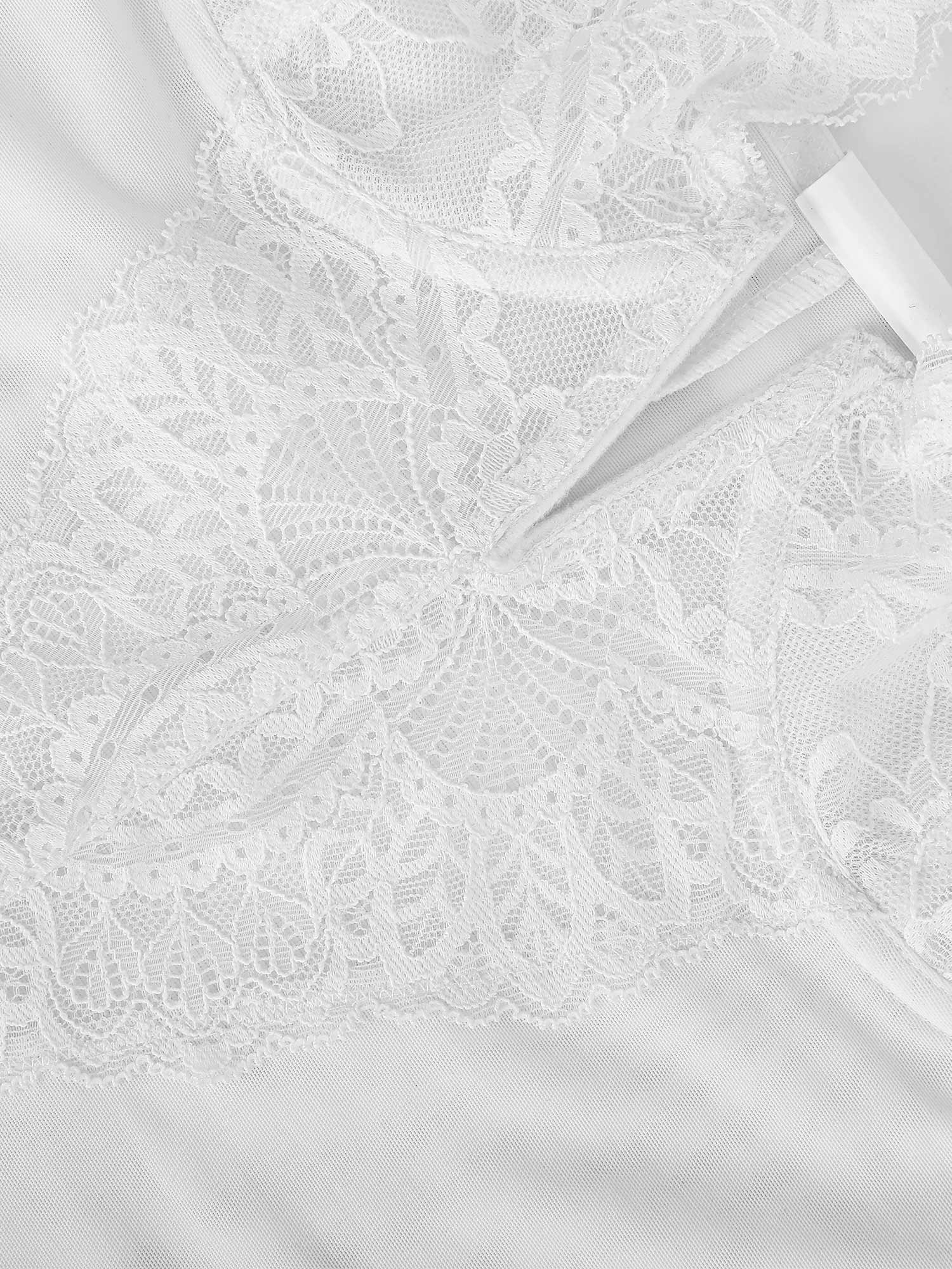 Shapewear Lace Deep-V Neck Bodysuits or Faux Leather Skirts - Image 25