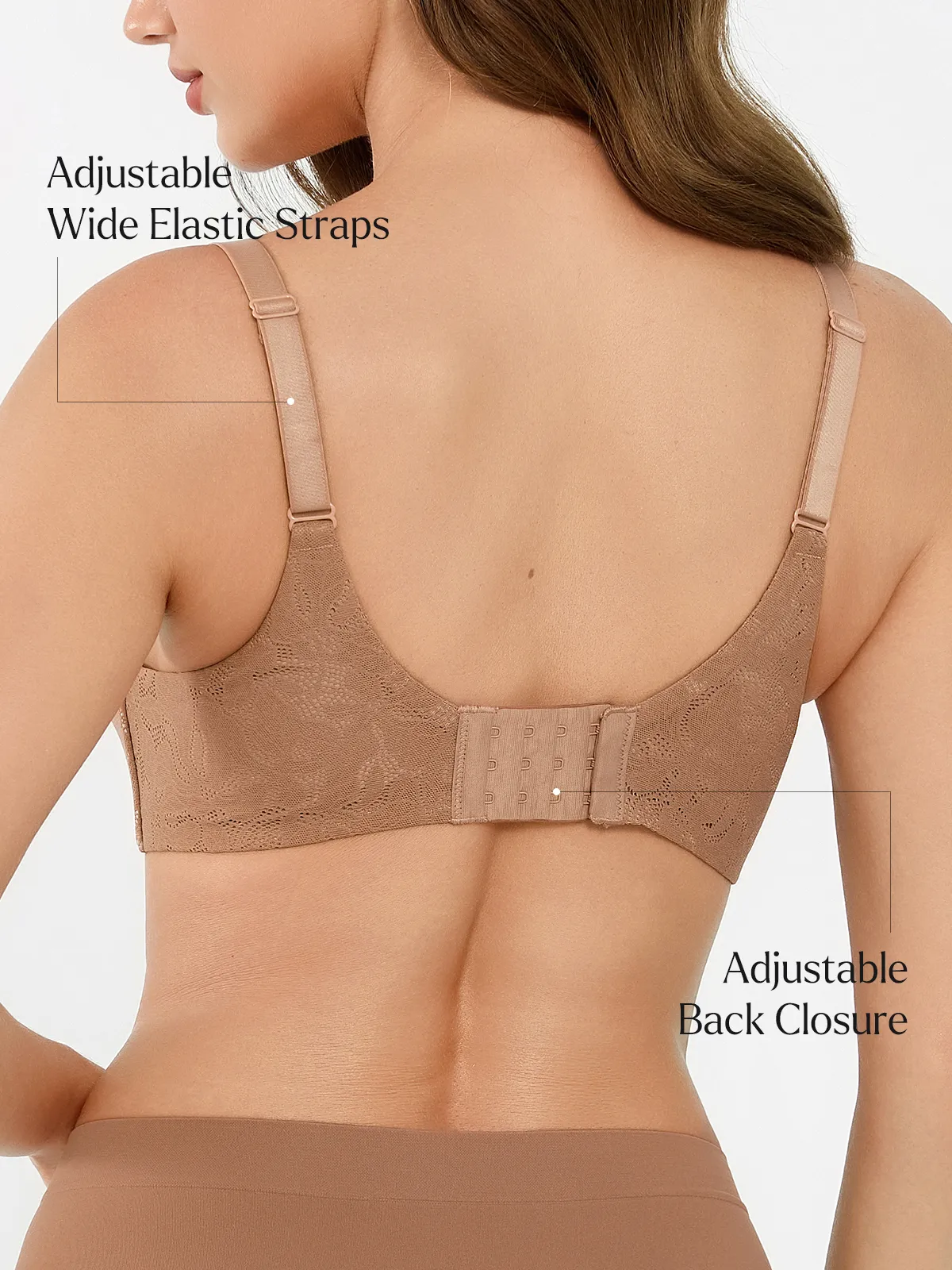 Lace Full Coverage Comfort Sculpting Plunge Bra - Image 10